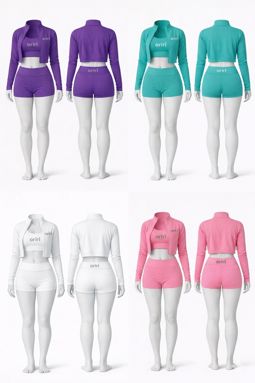 3 PIECE ACTIVE SHORT SET