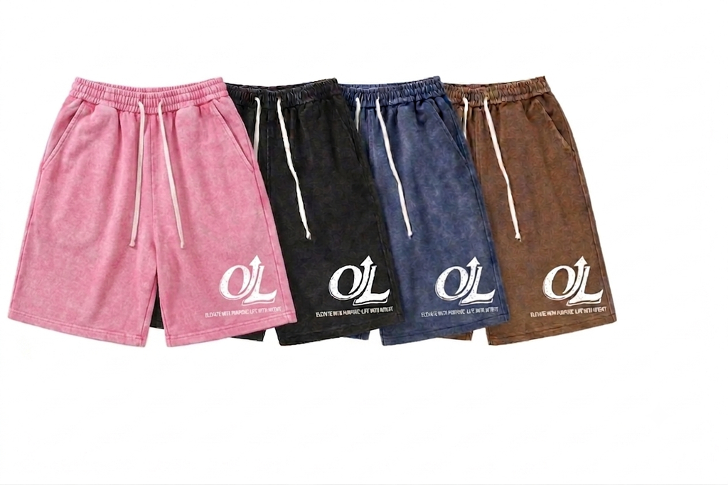 ACID WASH ORIRI LUX SHORTS