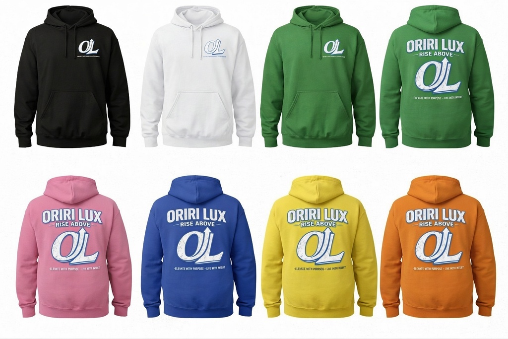 ORIRI LUX GRAPHIC TEE - Blue Logo