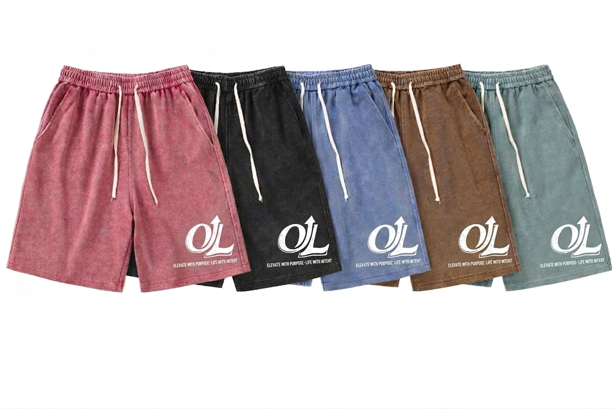 ACID WASH ORIRI LUX SHORTS