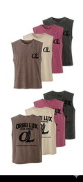 ACID WASH SLEEVELESS ORIRI LUX TEE
